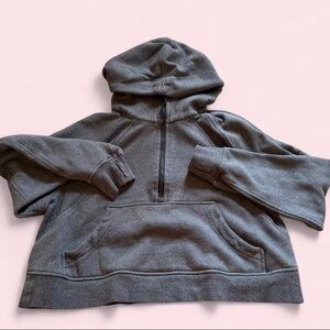 Lululemon Gray Half-Zip Hoodie